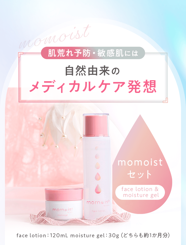 momoist 自然由来のメディカルケア発想